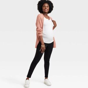 Isabel Maternity by Ingrid & Isabel Classic Black Over the Belly Skinny Jeans